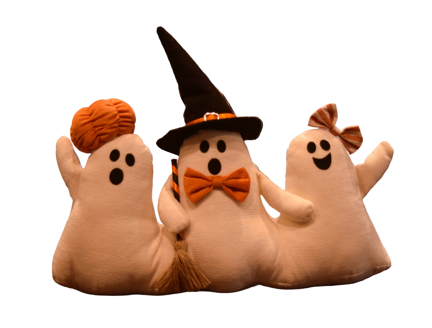 Cute Fabric Ghost Trio – Halloween Decoration