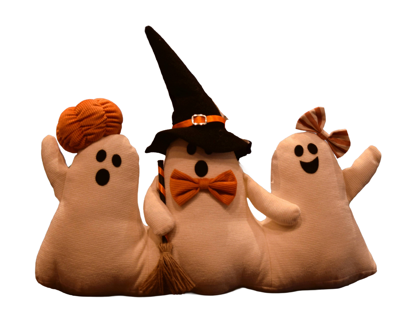 Cute Fabric Ghost Trio – Halloween Decoration