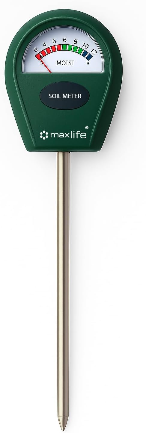 Moisture Meter, Plant Soil Moisture Meter Indoor & Outdoor, Hygrometer Moisture Sensor Soil Test Kit Plant Water Meter for Garden, Farm, Lawn (No Battery Needed)
