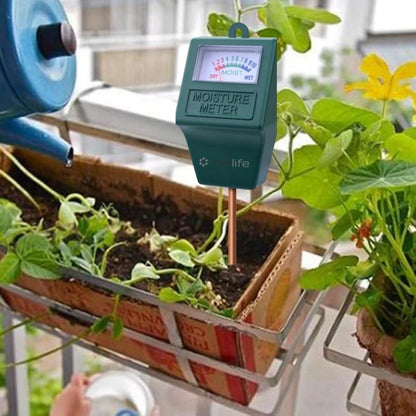 Moisture Meter, Plant Soil Moisture Meter Indoor & Outdoor, Hygrometer Moisture Sensor Soil Test Kit Plant Water Meter for Garden, Farm, Lawn (No Battery Needed)